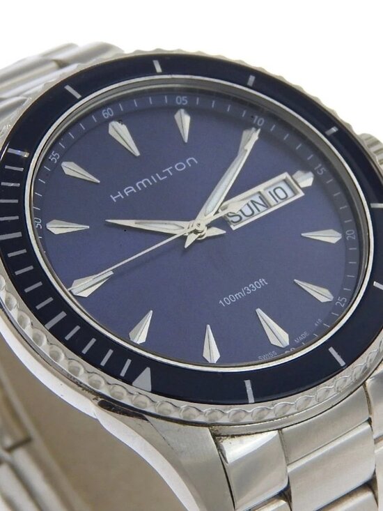 HAMILTON Jazz master Watches H375510 NavyDial Stainless Steel Quartz Analo... main image 8